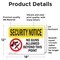 Signmission No Guns Allowed Beyond This Point OSHA Security Notice Sign, Vinyl Decal, 18in W x 12in L, 2PK OS-2PACK-SN-D-1218-L-11611 - alternate 5